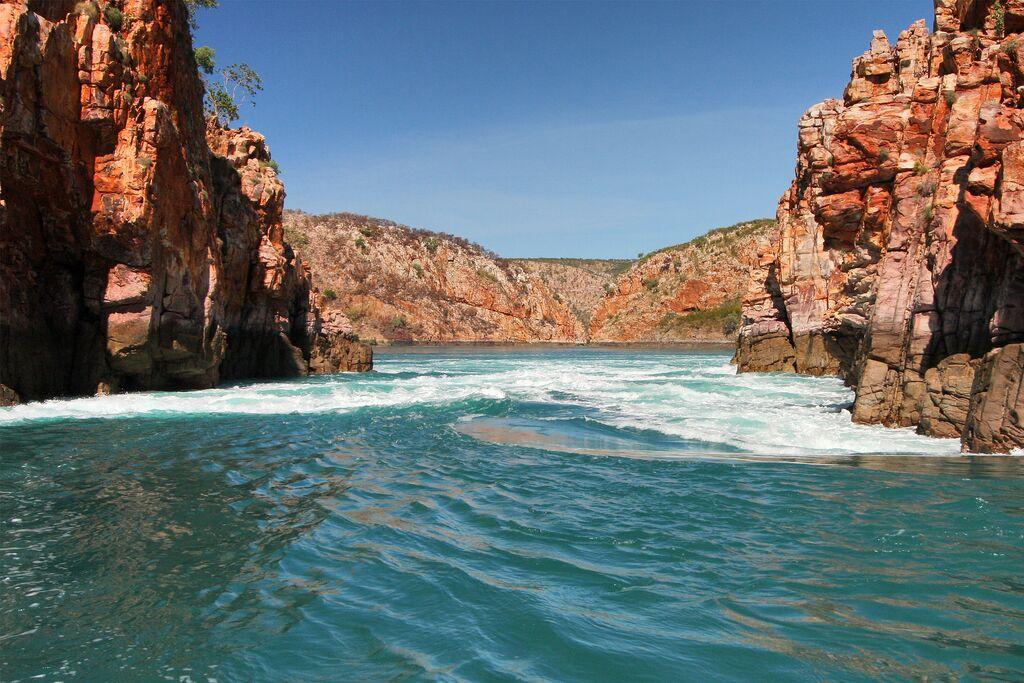 Picture of Horizontal waterfalls at Talbot Bay