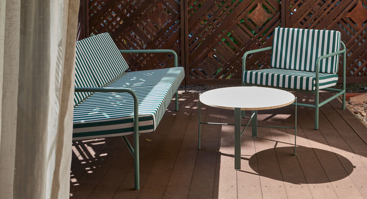 Image of the private courtyard in the Courtyard Studio