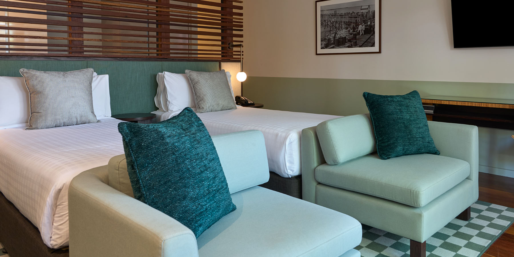 Image of the twin setup in the Standard Room Twin